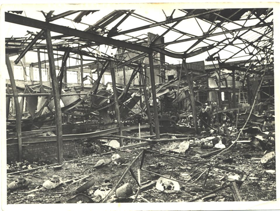 S Glos Parnall\'s Bomb Damage (Creda Archive)